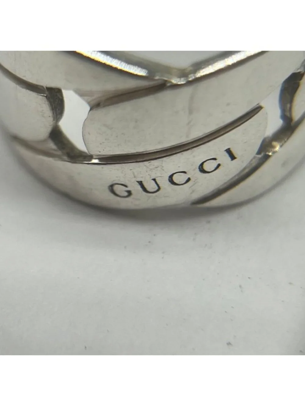 Gucci G Chain Wide Ring
